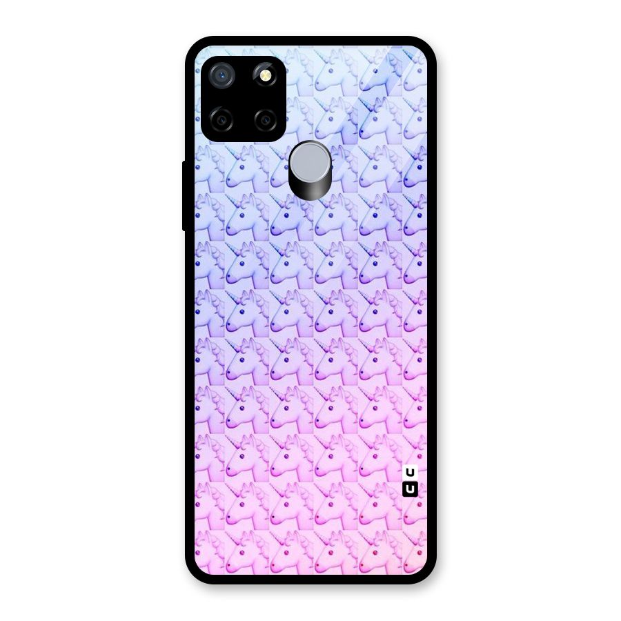 Unicorn Shade Glass Back Case for Realme Narzo 20