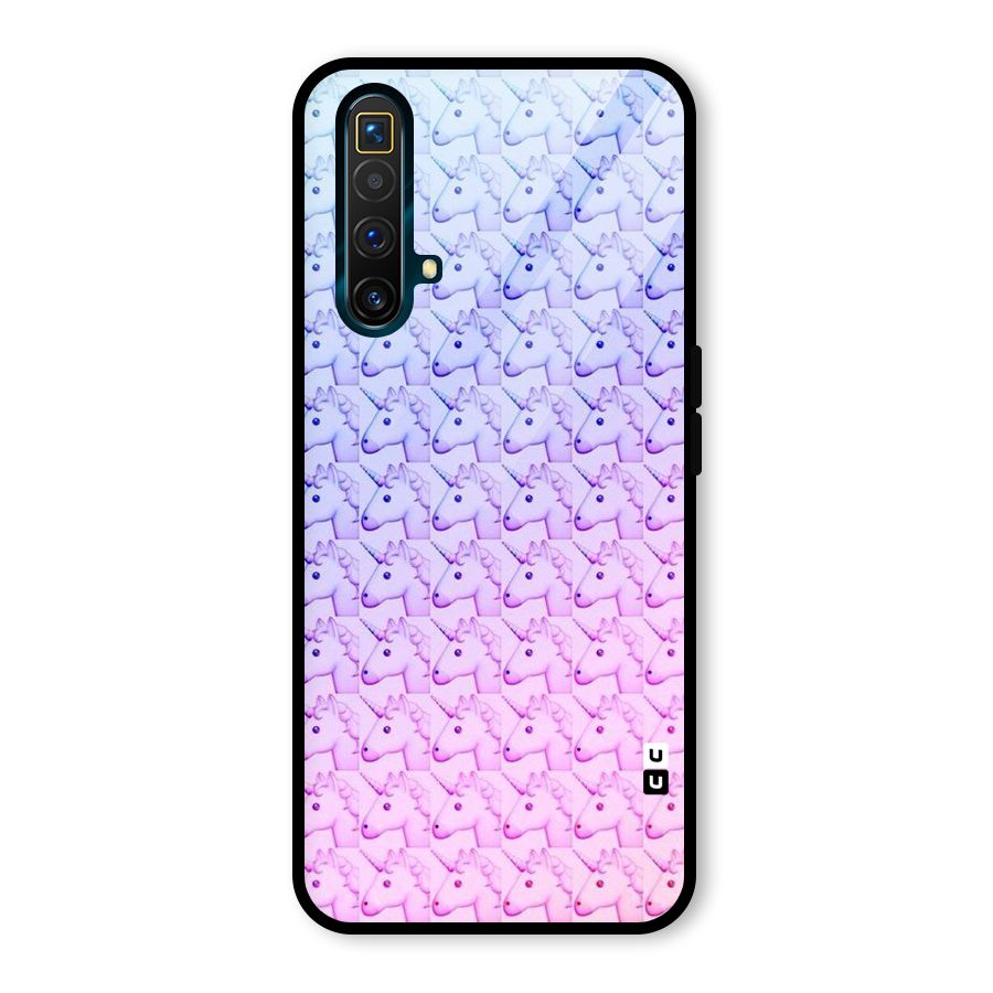 Unicorn Shade Glass Back Case for Realme X3