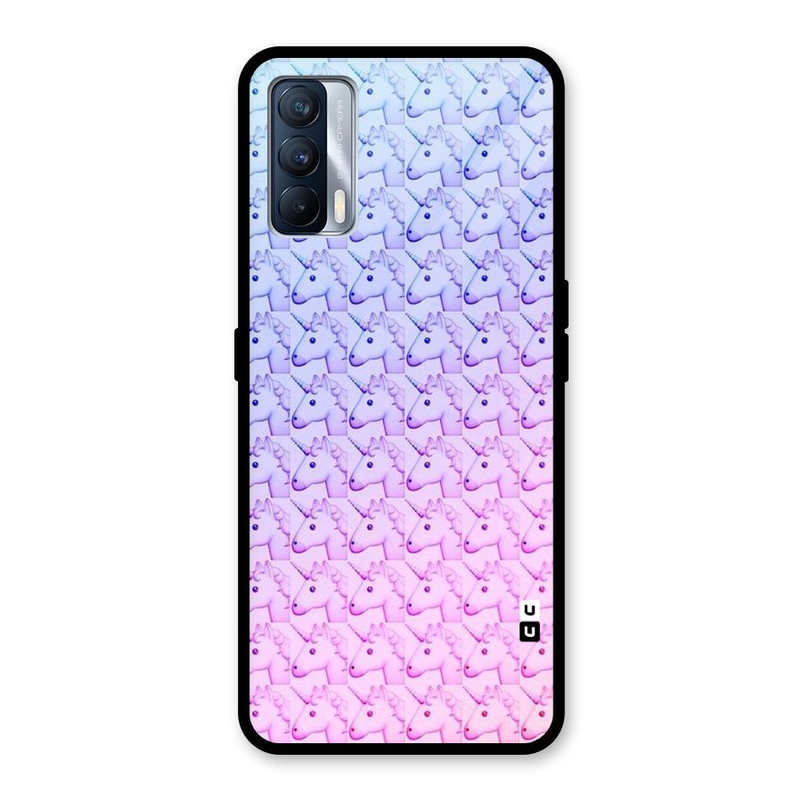 Unicorn Shade Glass Back Case for Realme X7