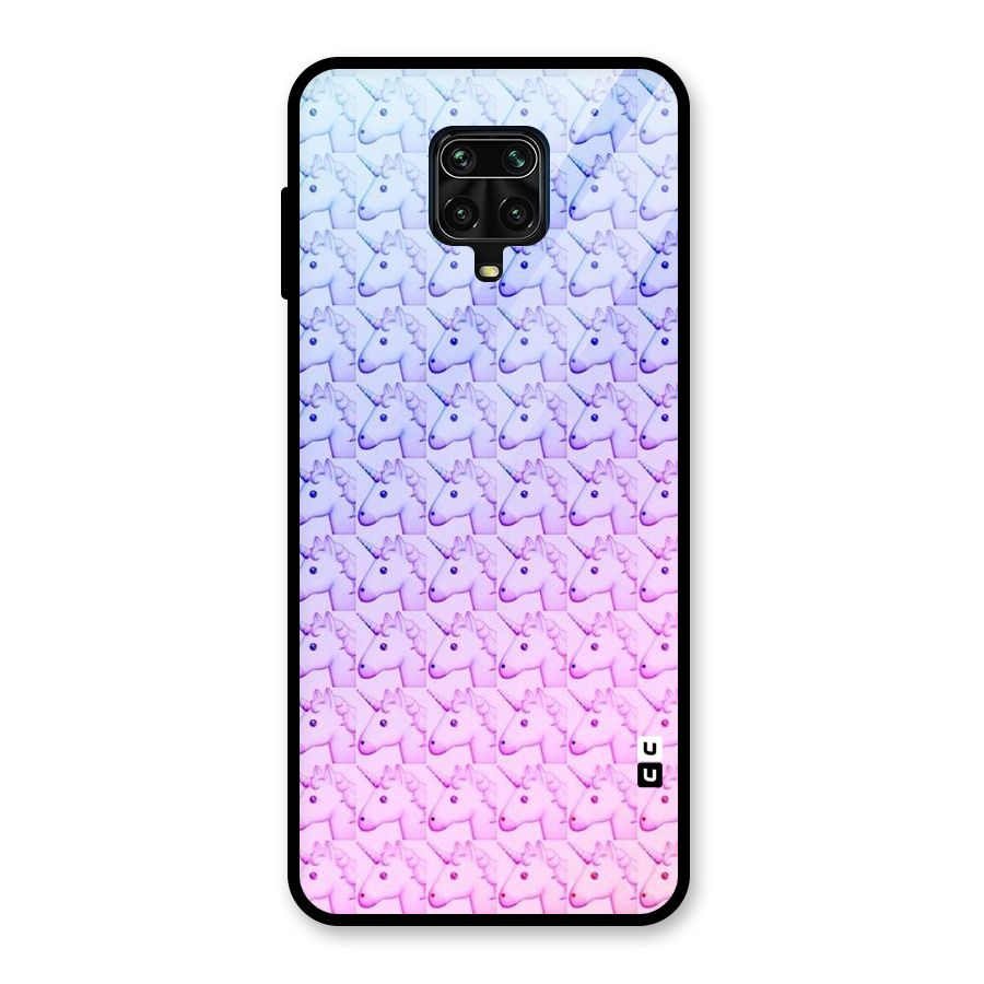 Unicorn Shade Glass Back Case for Redmi Note 10 Lite