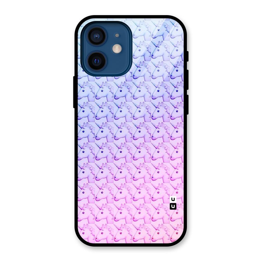 Unicorn Shade Glass Back Case for iPhone 12 Mini