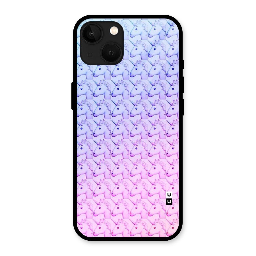 Unicorn Shade Glass Back Case for iPhone 13
