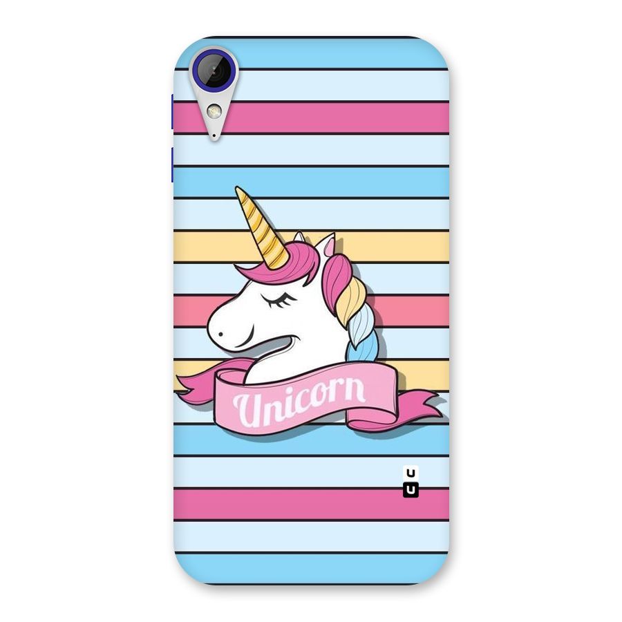 Unicorn Stripes Back Case for Desire 830