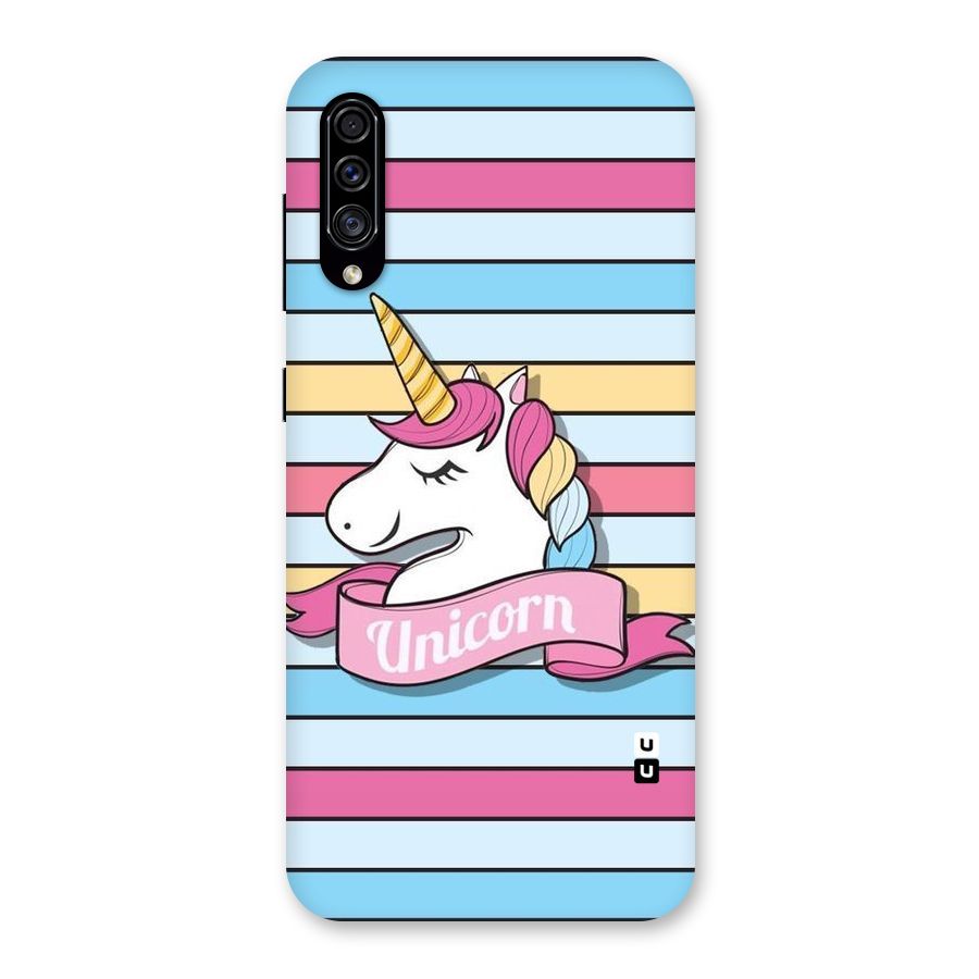 Unicorn Stripes Back Case for Galaxy A30s