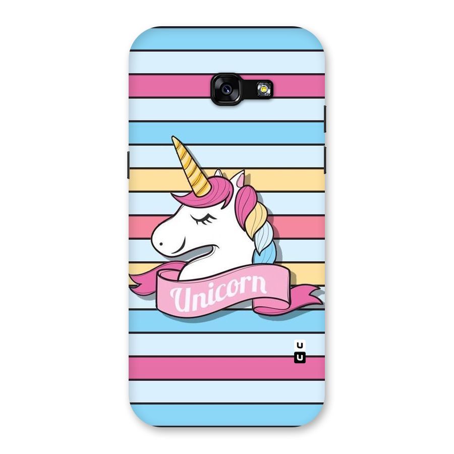 Unicorn Stripes Back Case for Galaxy A5 2017