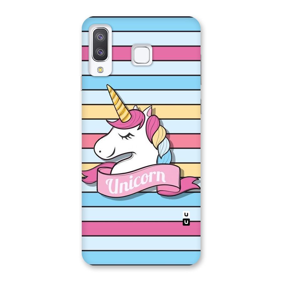 Unicorn Stripes Back Case for Galaxy A8 Star