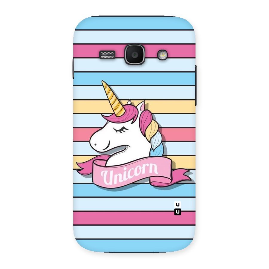 Unicorn Stripes Back Case for Galaxy Ace 3