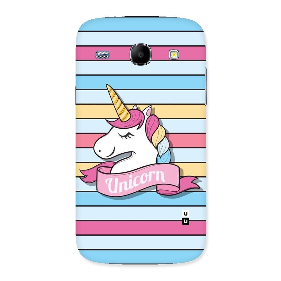 Unicorn Stripes Back Case for Galaxy Core