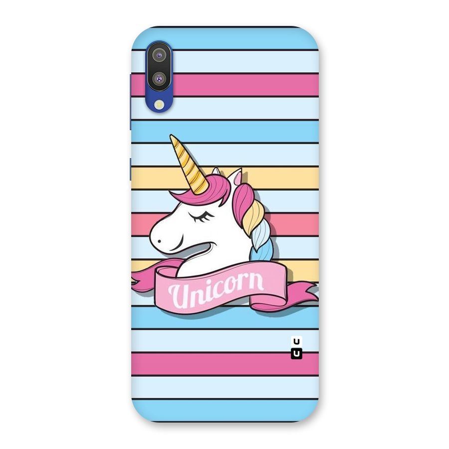 Unicorn Stripes Back Case for Galaxy M10