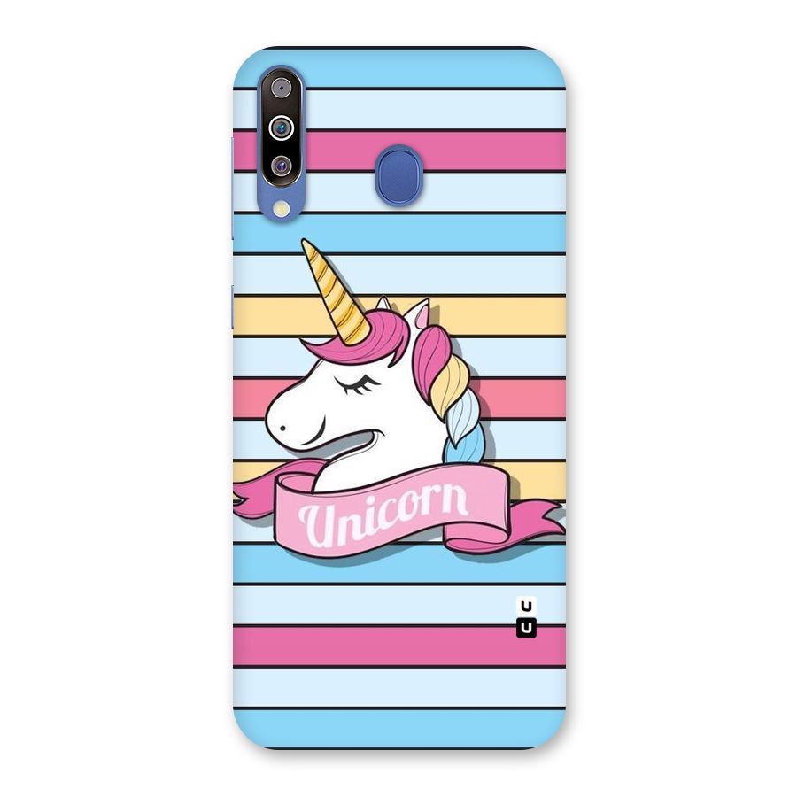 Unicorn Stripes Back Case for Galaxy M30