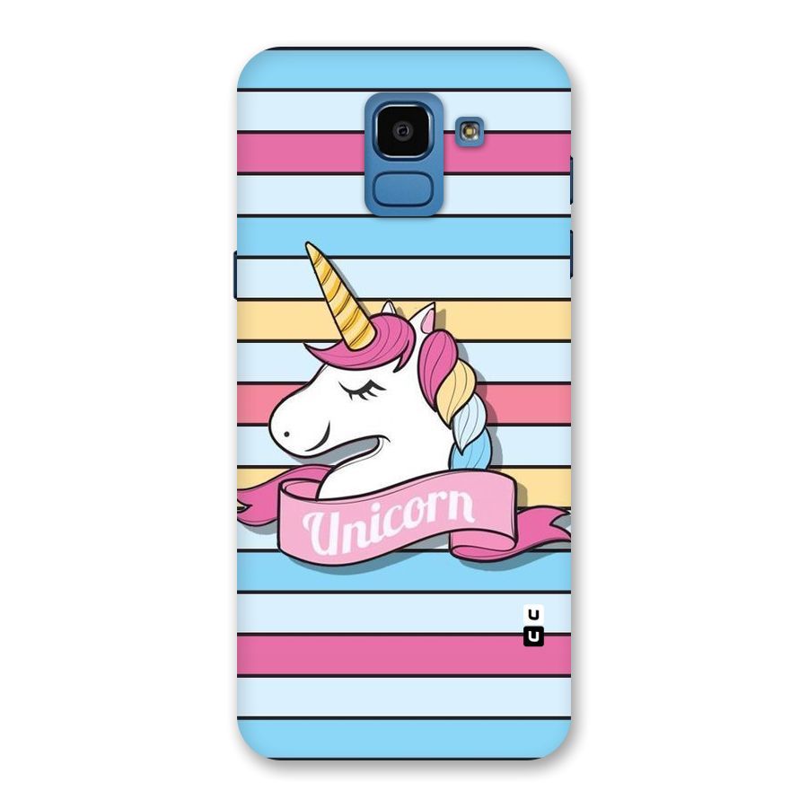 Unicorn Stripes Back Case for Galaxy On6