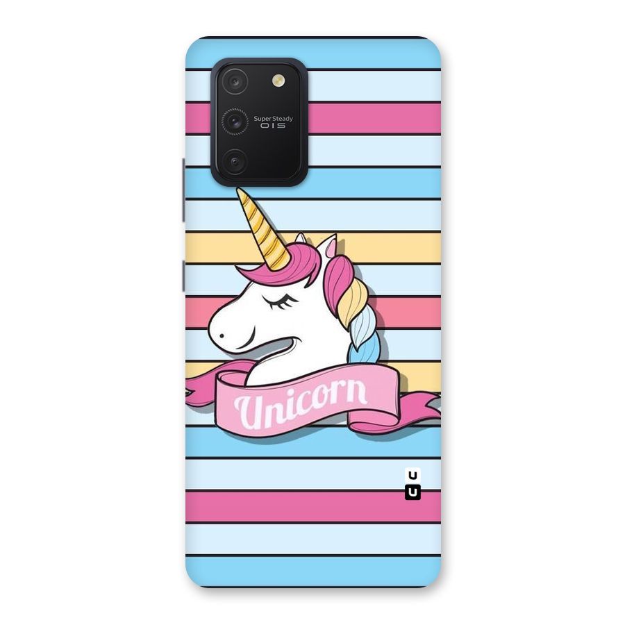 Unicorn Stripes Back Case for Galaxy S10 Lite