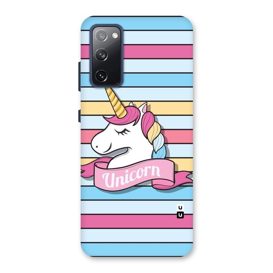 Unicorn Stripes Back Case for Galaxy S20 FE