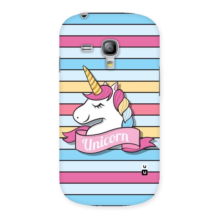 Unicorn Stripes Back Case for Galaxy S3 Mini