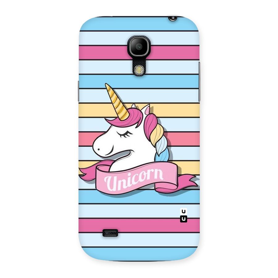 Unicorn Stripes Back Case for Galaxy S4 Mini