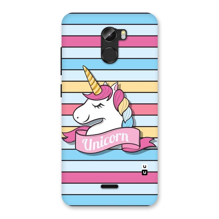 Unicorn Stripes Back Case for Gionee X1