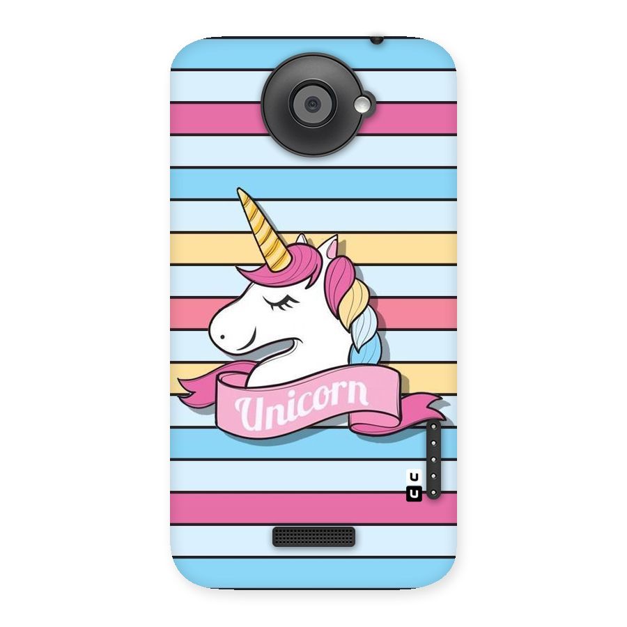 Unicorn Stripes Back Case for HTC One X