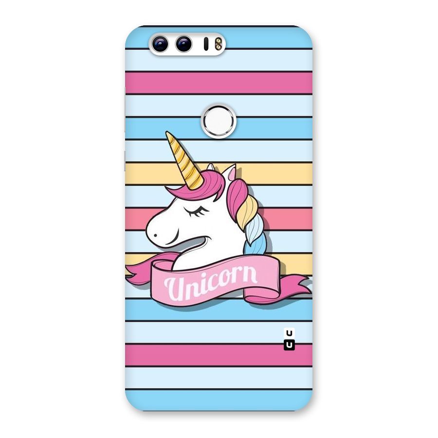 Unicorn Stripes Back Case for Honor 8