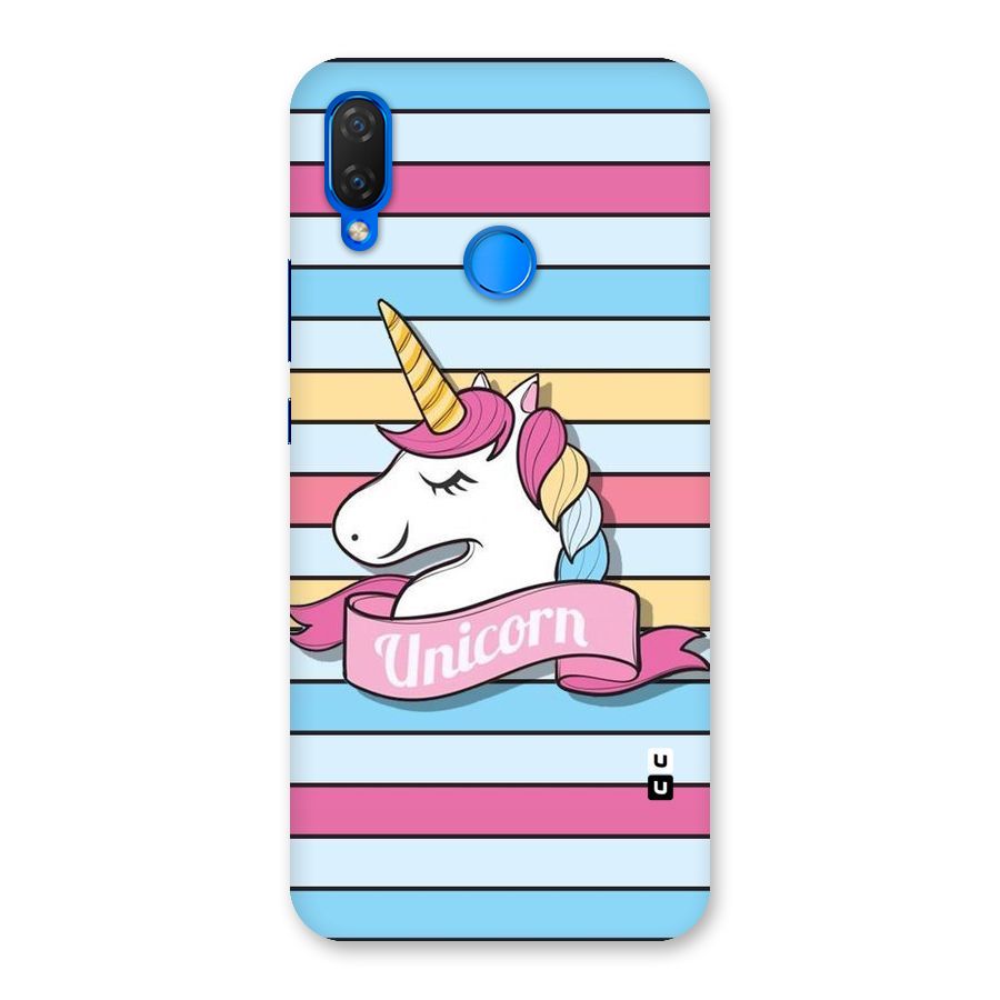 Unicorn Stripes Back Case for Huawei Nova 3i