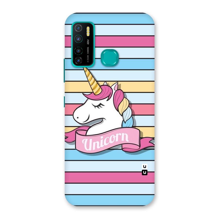 Unicorn Stripes Back Case for Infinix Hot 9 Pro