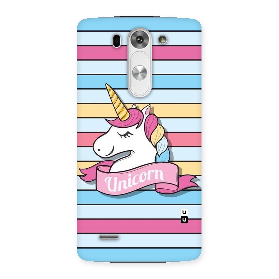 Unicorn Stripes Back Case for LG G3 Mini