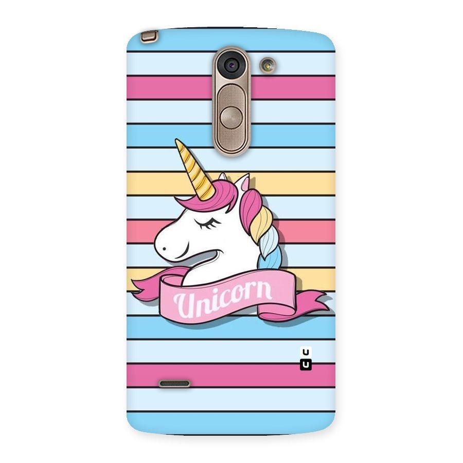 Unicorn Stripes Back Case for LG G3 Stylus