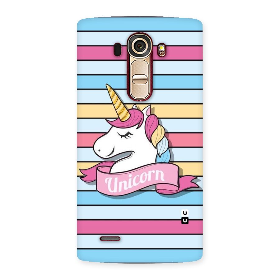Unicorn Stripes Back Case for LG G4