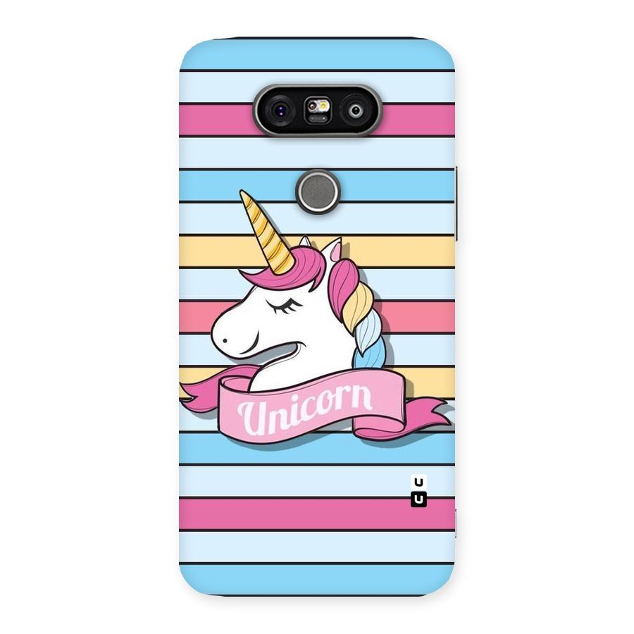 Unicorn Stripes Back Case for LG G5