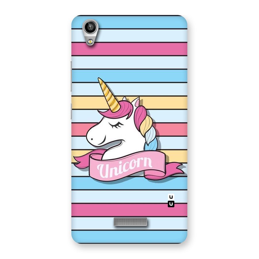 Unicorn Stripes Back Case for Lava-Pixel-V1