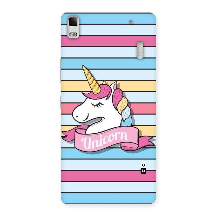 Unicorn Stripes Back Case for Lenovo A7000