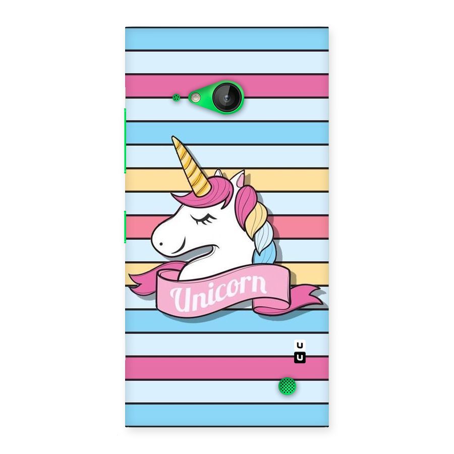 Unicorn Stripes Back Case for Lumia 730