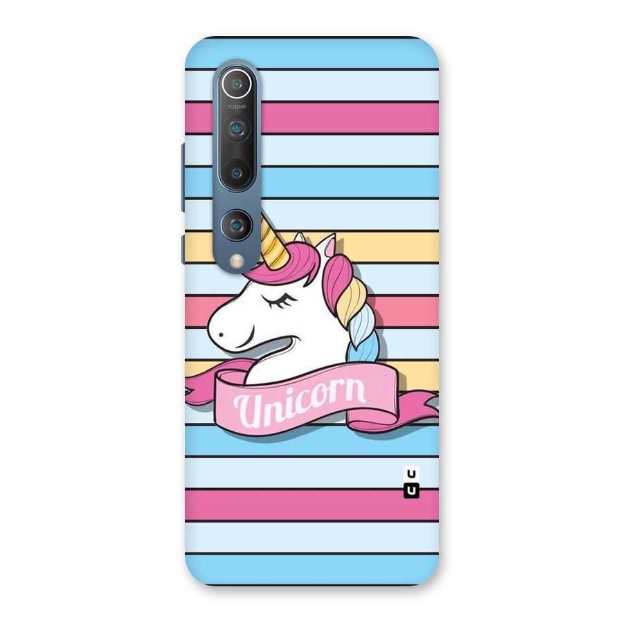 Unicorn Stripes Back Case for Mi 10