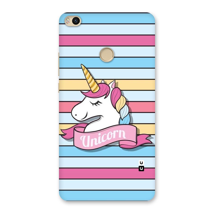 Unicorn Stripes Back Case for Mi Max 2
