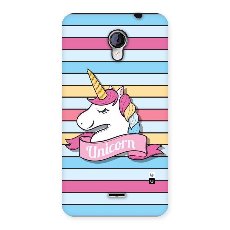 Unicorn Stripes Back Case for Micromax Unite 2 A106
