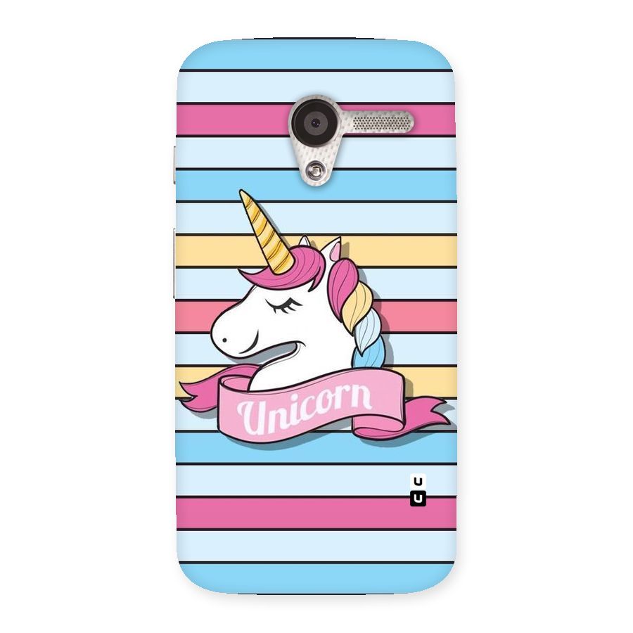 Unicorn Stripes Back Case for Moto X