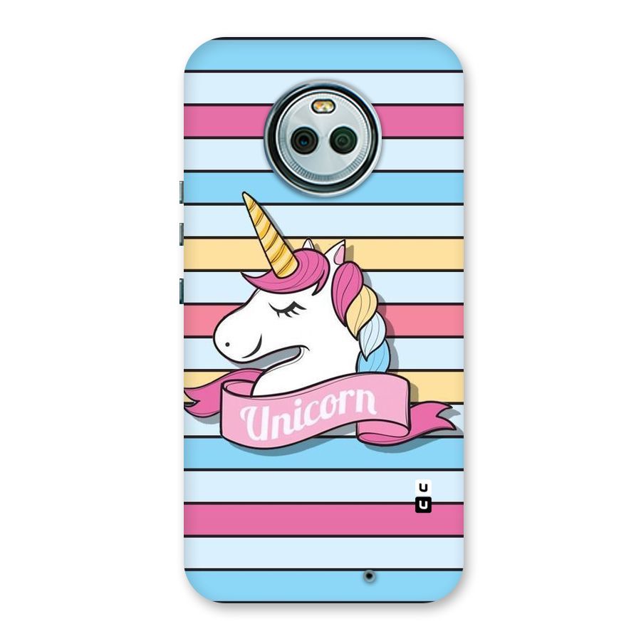 Unicorn Stripes Back Case for Moto X4