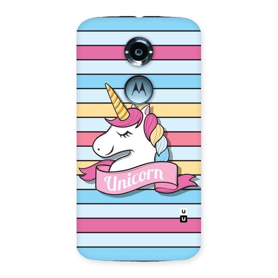 Unicorn Stripes Back Case for Moto X 2nd Gen