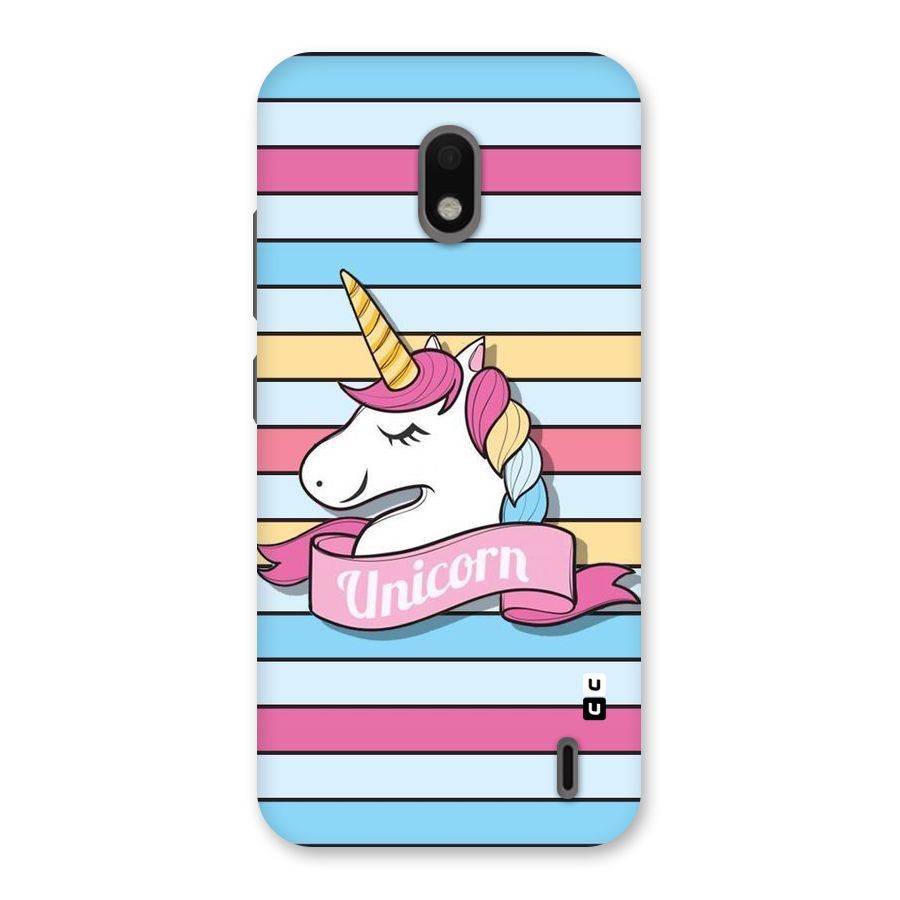 Unicorn Stripes Back Case for Nokia 2.2