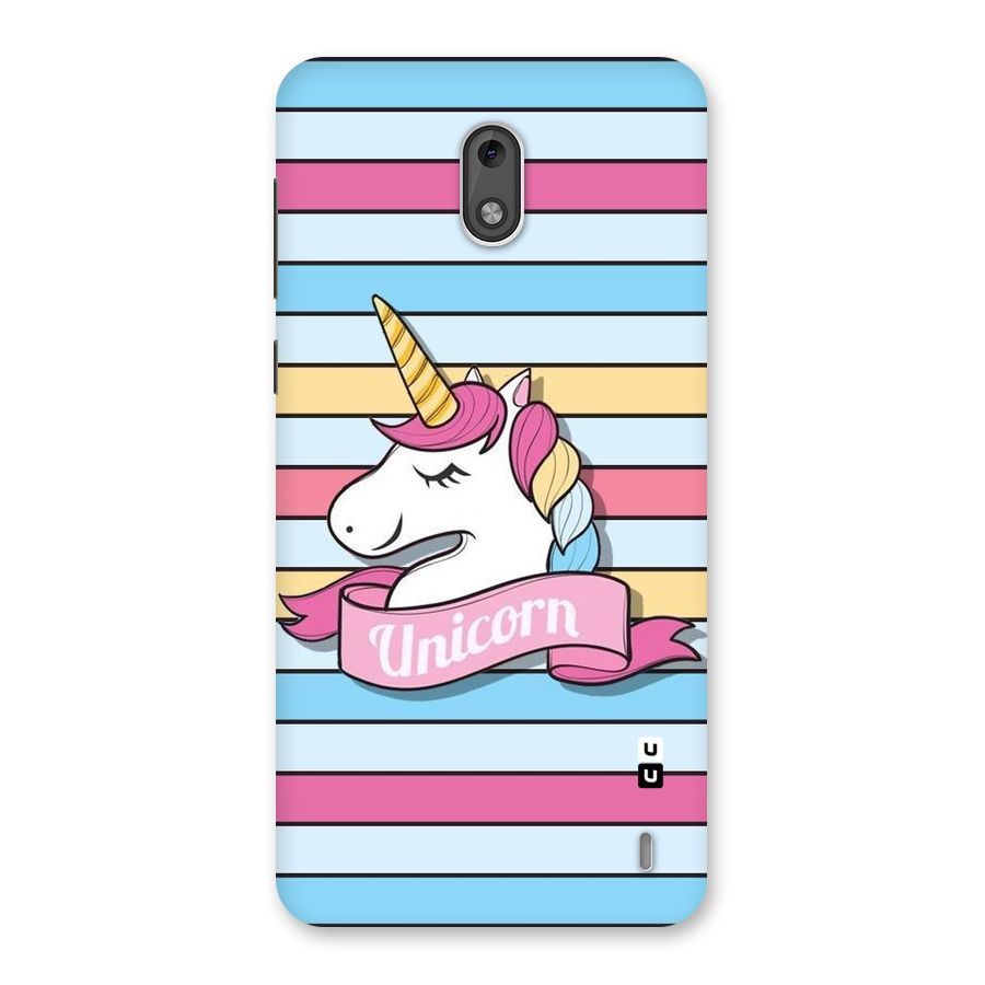 Unicorn Stripes Back Case for Nokia 2