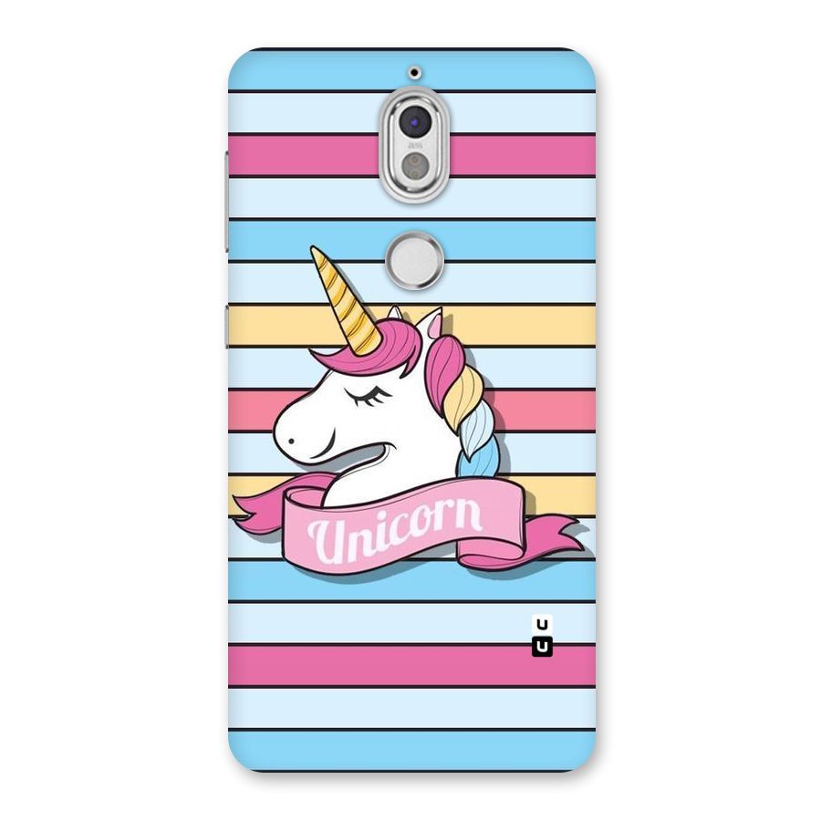 Unicorn Stripes Back Case for Nokia 7