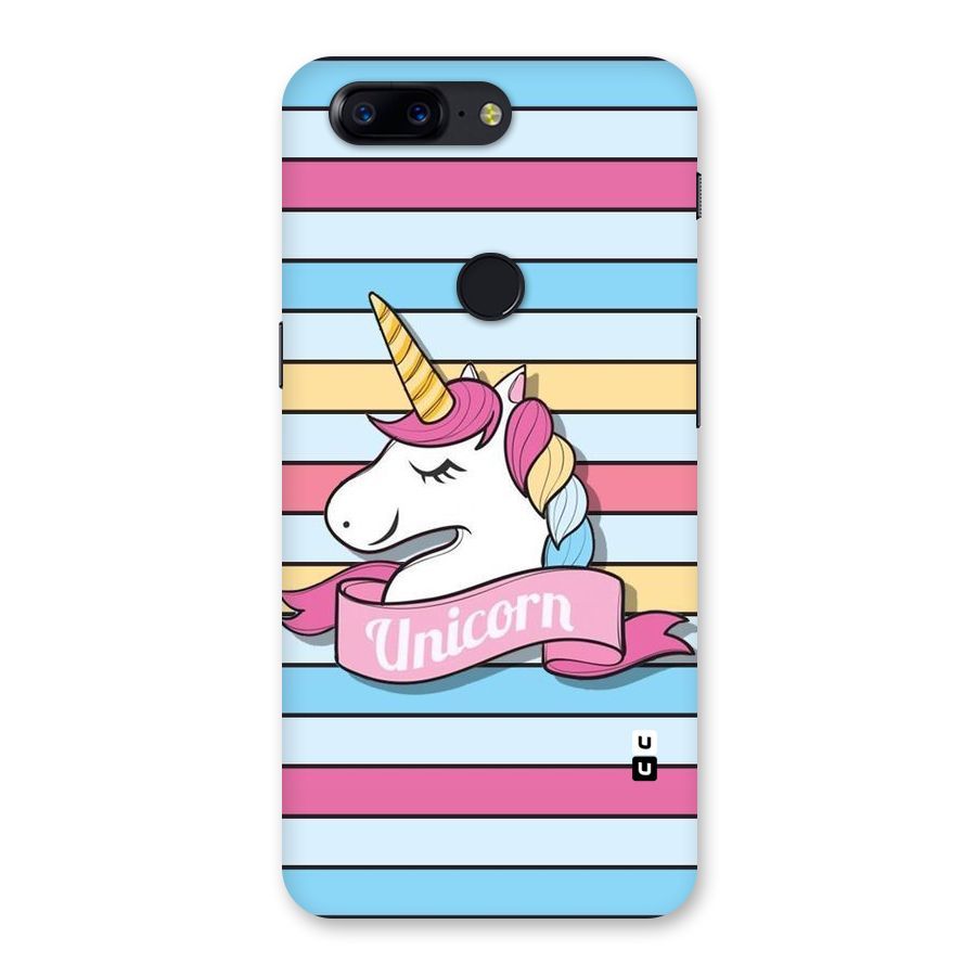 Unicorn Stripes Back Case for OnePlus 5T