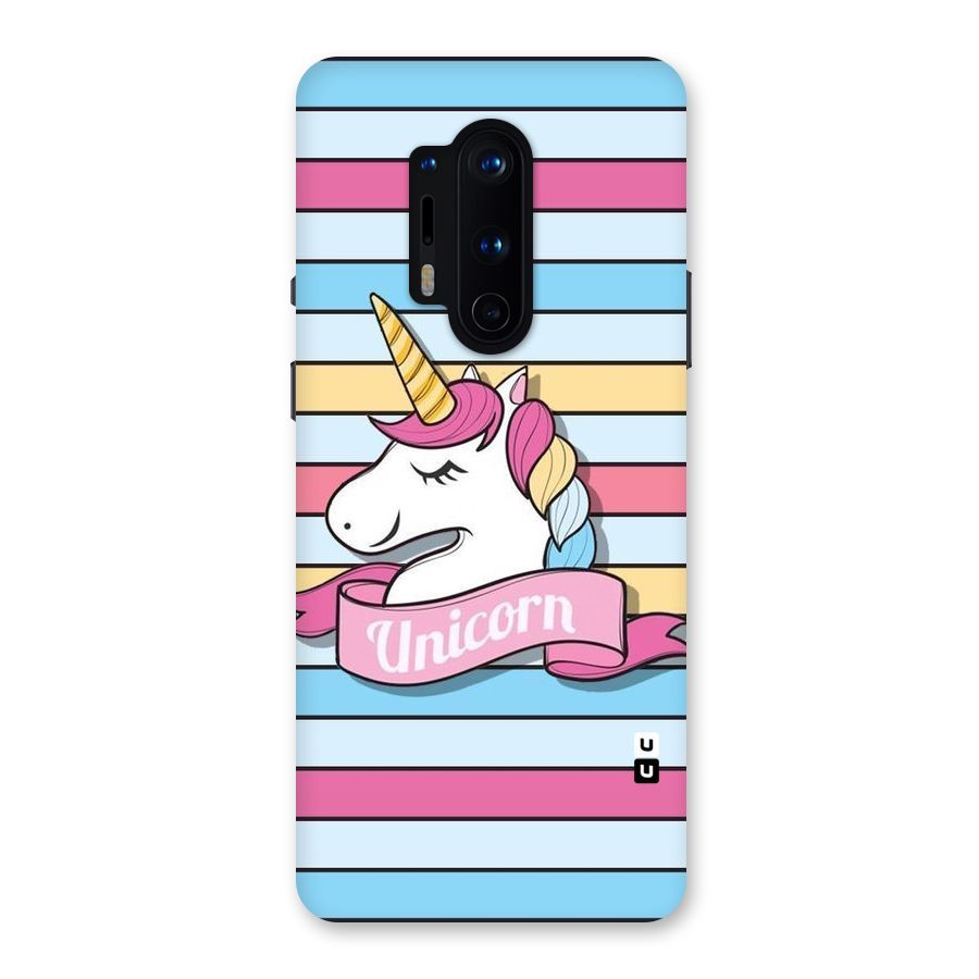 Unicorn Stripes Back Case for OnePlus 8 Pro
