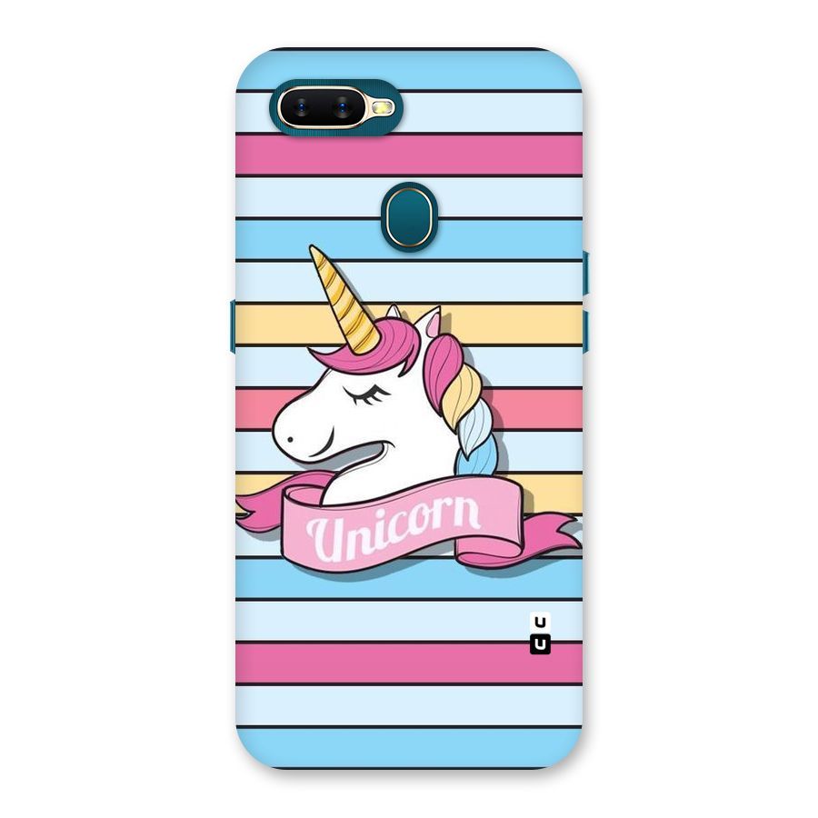 Unicorn Stripes Back Case for Oppo A11k
