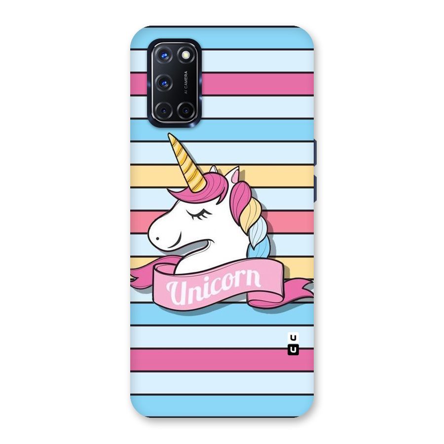 Unicorn Stripes Back Case for Oppo A52