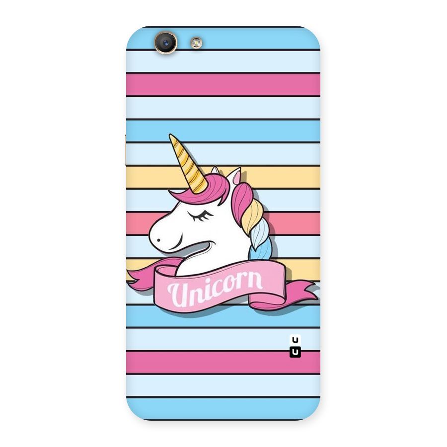 Unicorn Stripes Back Case for Oppo F1s