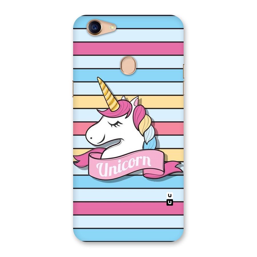 Unicorn Stripes Back Case for Oppo F5