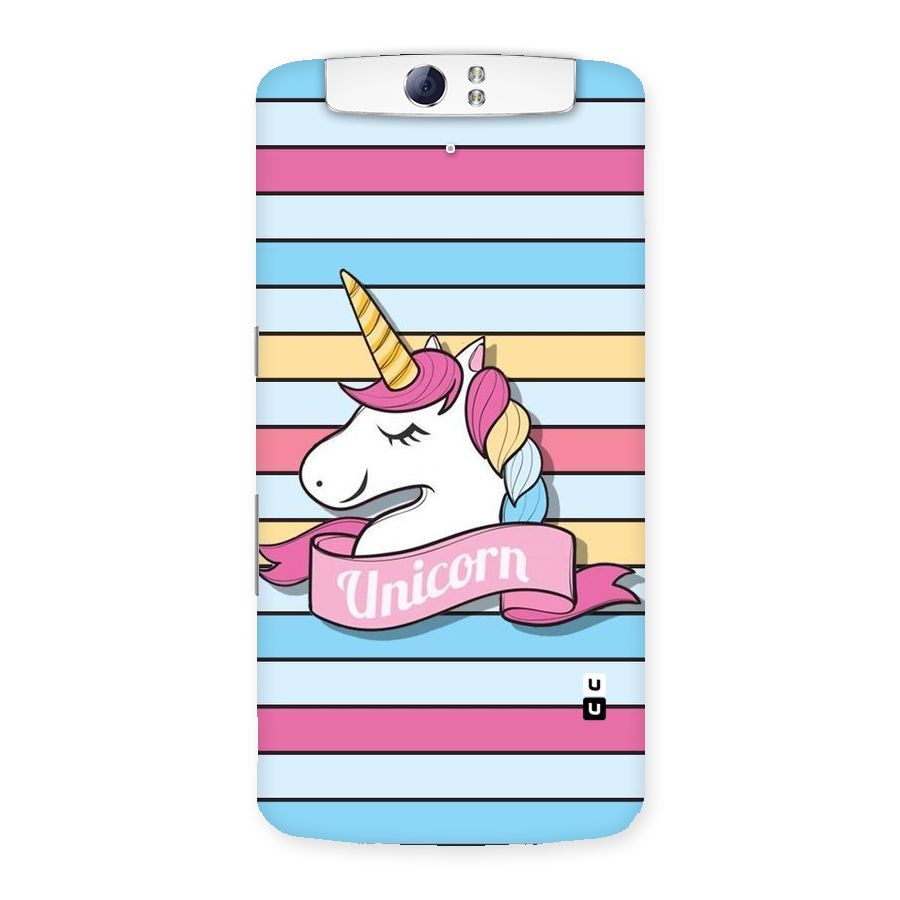 Unicorn Stripes Back Case for Oppo N1