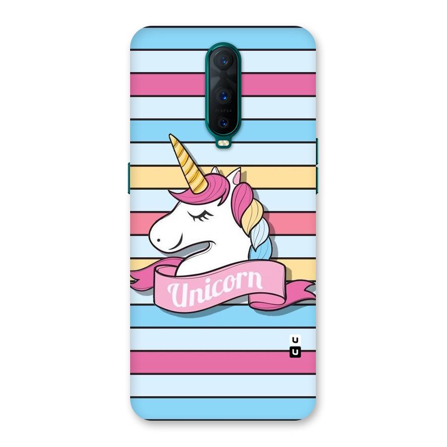 Unicorn Stripes Back Case for Oppo R17 Pro