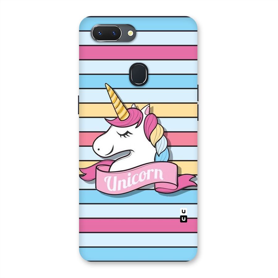 Unicorn Stripes Back Case for Oppo Realme 2