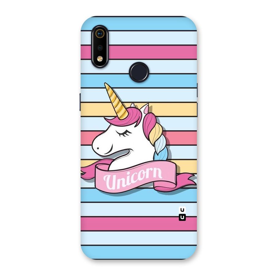 Unicorn Stripes Back Case for Realme 3i